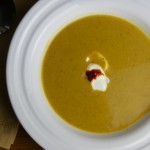 Curried butternut squash soup